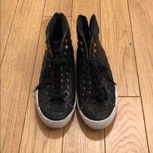 Rebecca Minkoff Quilted High top Sneakers